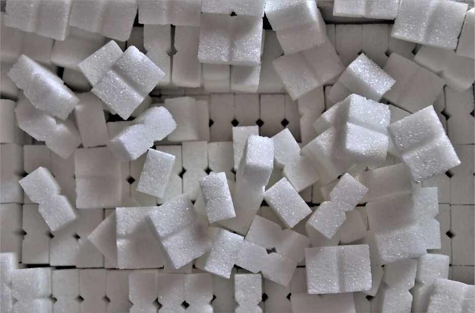 suiker draagt ​​bij aan gewichtstoename