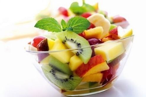 fruitsalade voor maggi-dieet