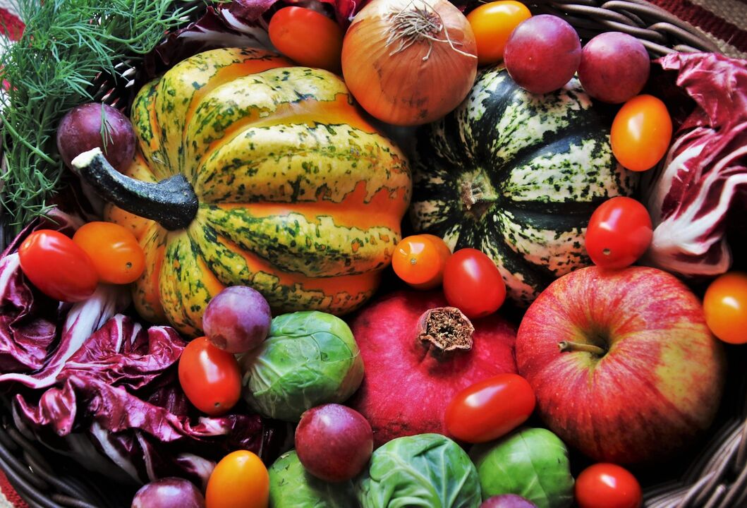 Het dieet van mensen met bloedgroep II moet uit groenten en fruit bestaan. 